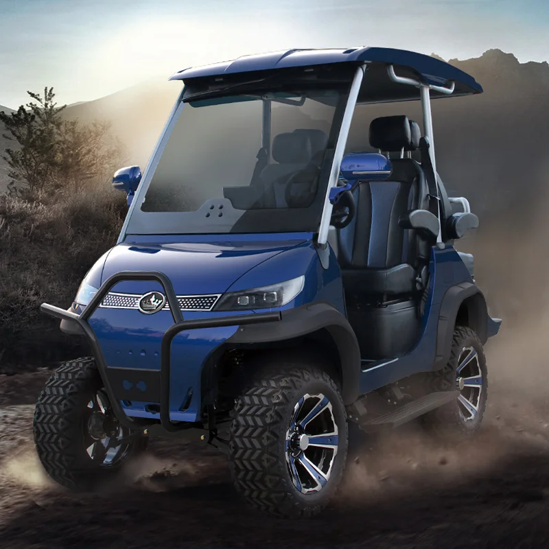 Оптовая продажа 2024 новый 4-местный клубный автомобиль электрическая тележка для гольфа 48 В HDK EVOLUTION дешевая металлическая пластиковая рама бензиновая альтернатива