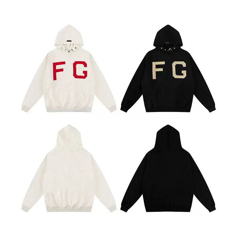Casual sportswear hooded Hoodie FG letters printing hoodie Ess clothing Hip hop High street hoodie High quality