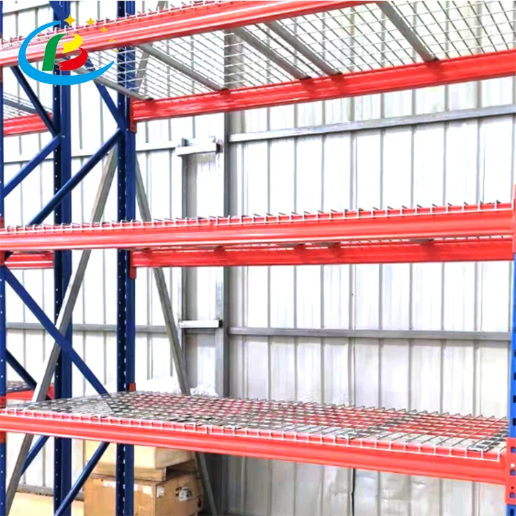 Хранилище оцинкованного прочного складского проволочного настила для