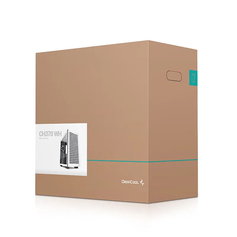 Deepcool CH370 белый Mid Tower pc Чехол Поддержка Mini-ITX / Micro-ATX материнская плата компьютерный чехол