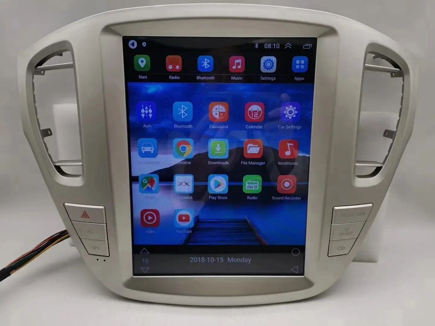 Вертикальный Android GPS-экран 12 1 дюйма для Toyota Highlander 2001- 07 с управлением рулевым колесом автомобильный радиоплеер Canbus громкой