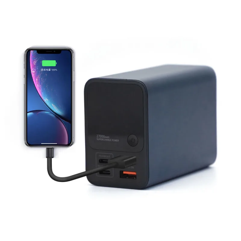 EZ100 225.5W/27000mAh  Portable Power Bank  Powerbank with Wired PD65W Fast Charging