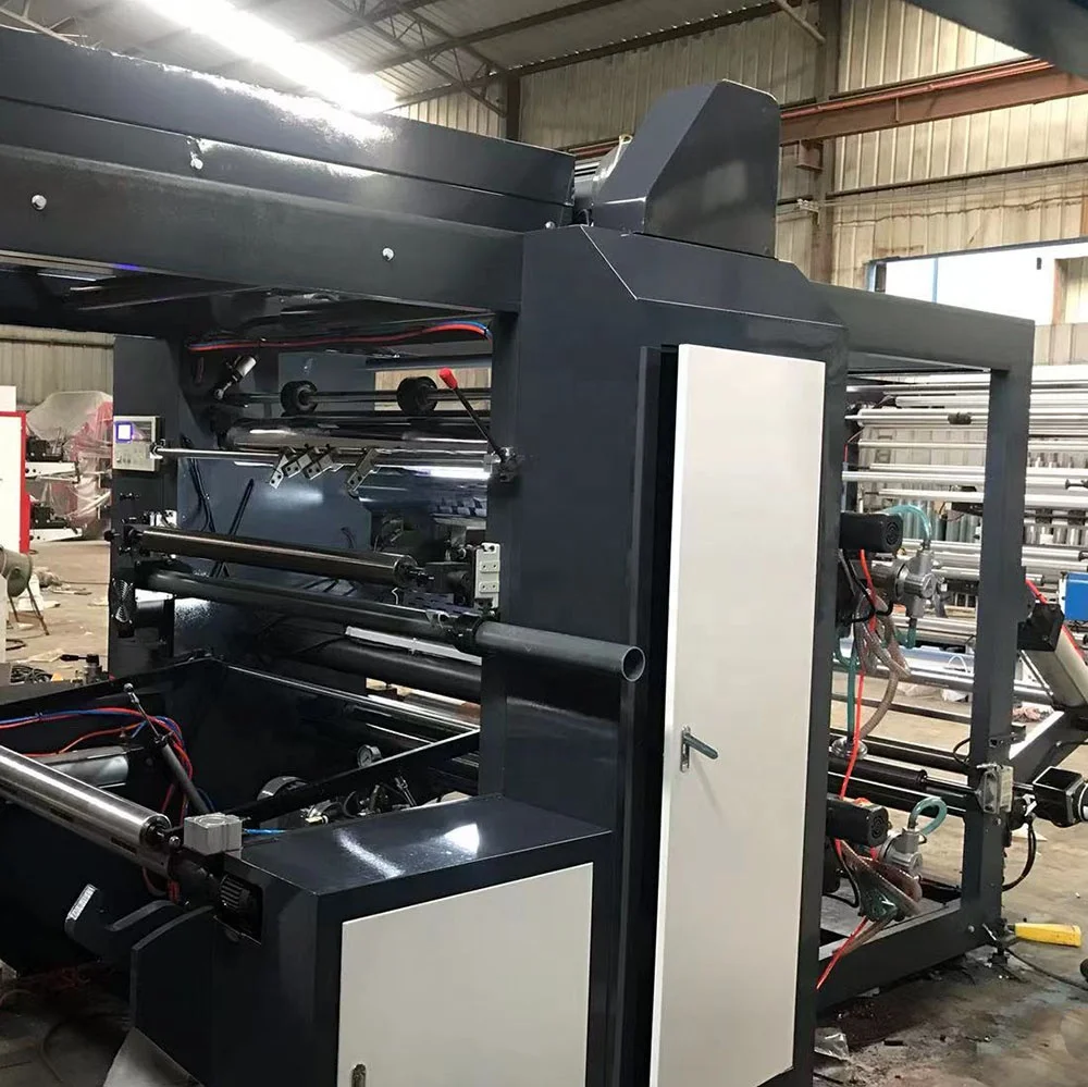 Jumbo Paper Bag Roll Flexo Printing Machine, 2 4 6 Color Flexo Graphic Doctor Blade Thermal Paper Roll Printing Machine Price