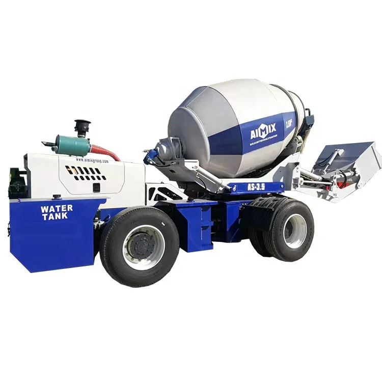AIMIX 3.5 m3 Self loading mobile concrete machine concrete mixer truck