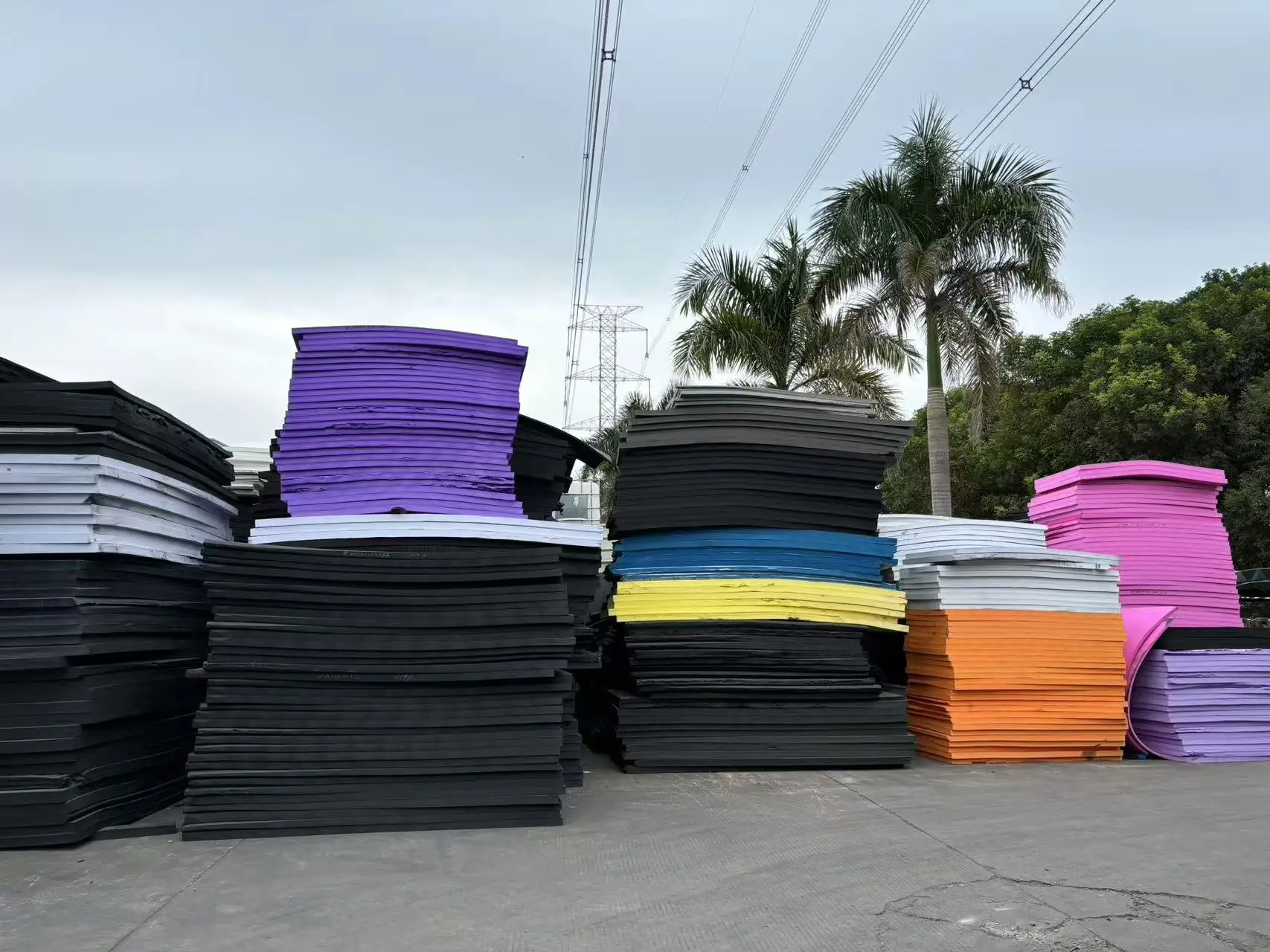 Competitive Price Color EVA thickness soft hard high elastic EVA Foam sheets rolls block recycled EVA foam