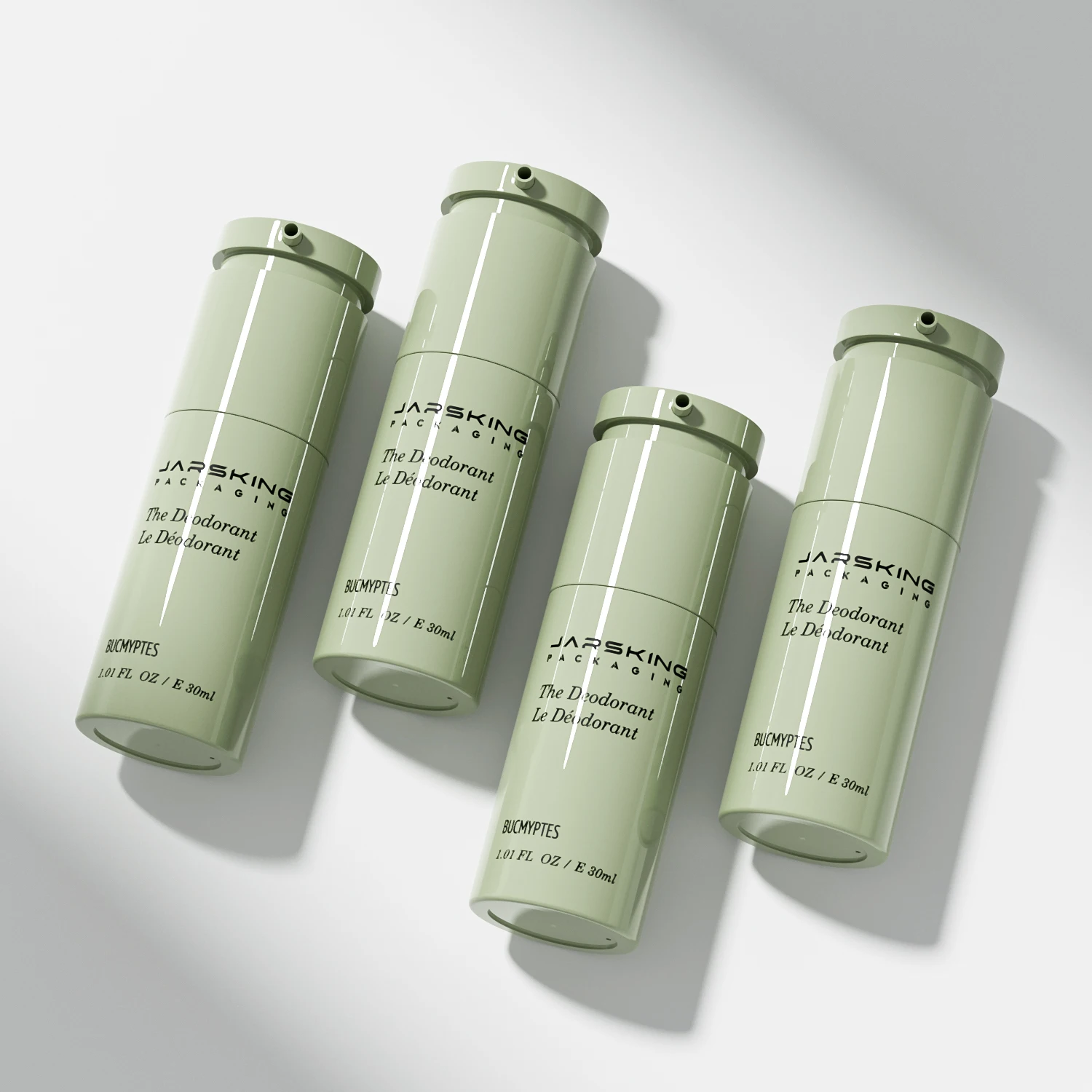 Luxury skincare serum bb cream face cleanser gel sunscreen 30ml PP plastic airless twist lotion pump bottle