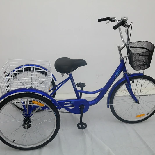 best selling cheaper adult tricycle rear basket 24 inch warehouse stock cargo tricycle bike gear bike bicycle