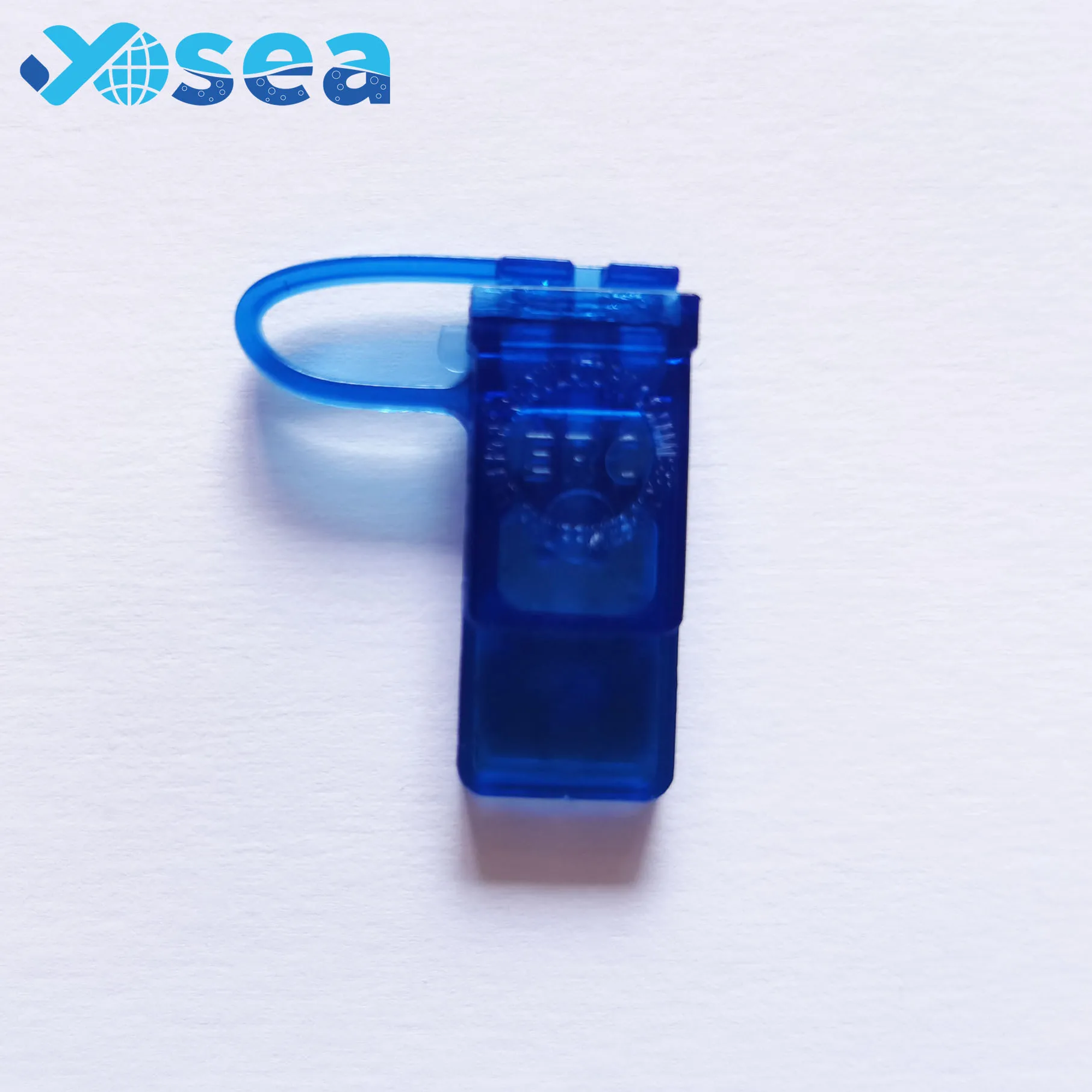 bule color tamper proof safety security plastic tight meter seal with cable wire for gas meter