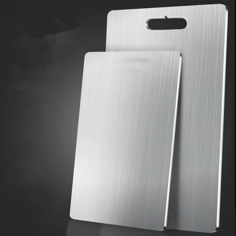 Customized pure titanium cutting board outdoor double-sided cutting board portable pure titanium cutting board