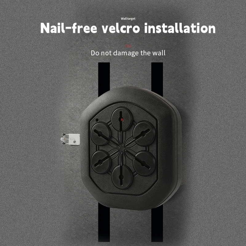 Boxing Machine Electronic Musical Punching Pads Stickers wall electronic mini music punch game smart music boxing machine