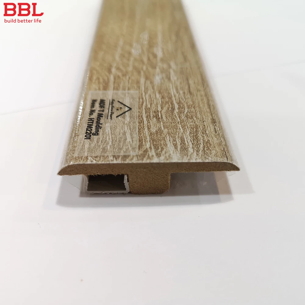 Краевая отделка BBL декоративное литье 2400*45*12/15 мм МДФ грунтованный Т-образный ламинат
