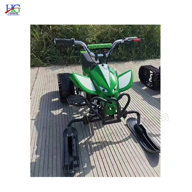Winter outdoor ice fuel motorcy China snowmobile 110CC adult snowscooter snow vehicle all-terrain sled snowmobile track vehicles