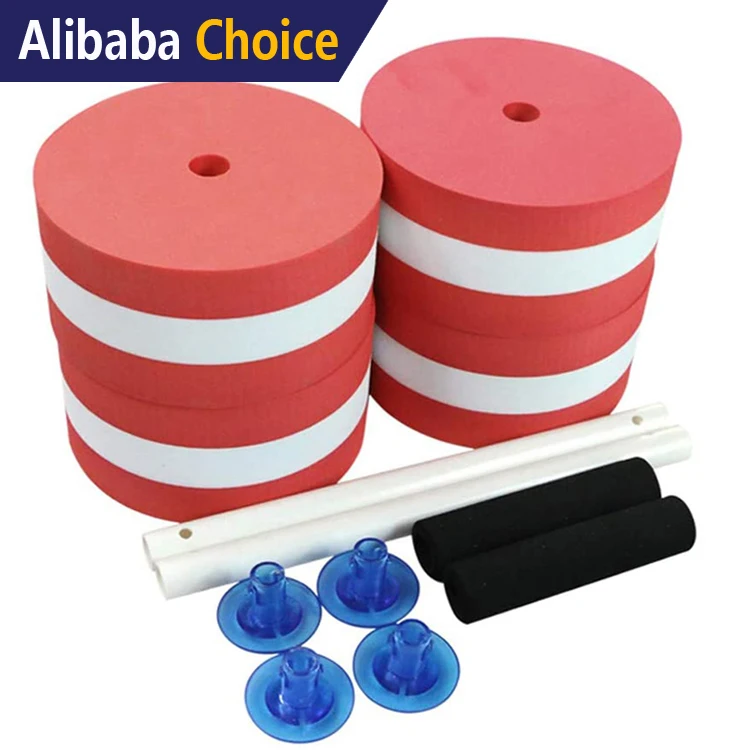 2024 China Manufacturer EVA foam water swimming aquatic dumbbells soft aerobics floating dumbbell for sale swimmer pool training
