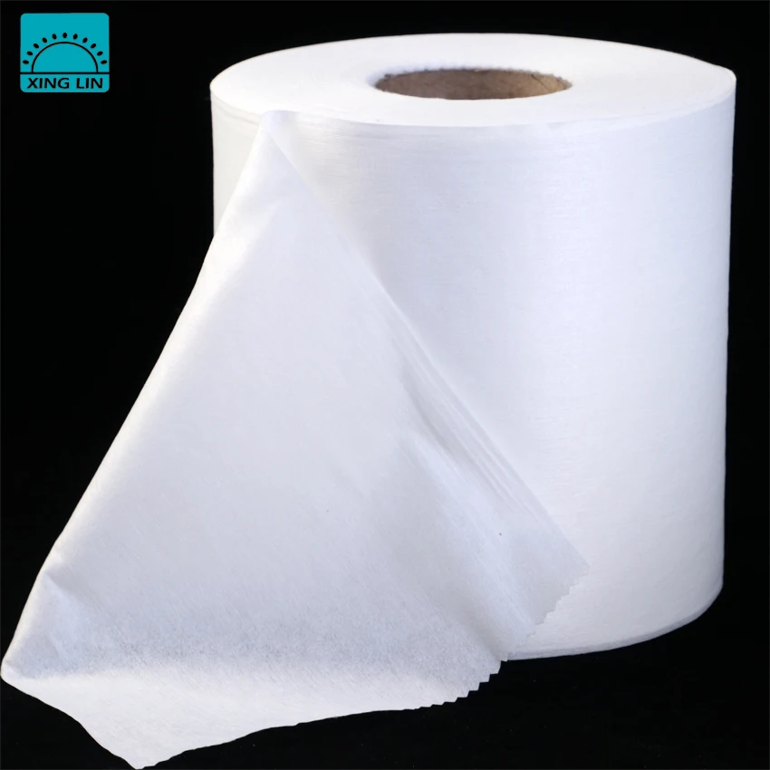 [Free samples] Very soft Nonwoven spunlace fabric 50%viscose 50%polyester for wet wipes material
