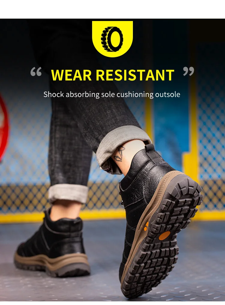 Construction Work Steel Toe Safety Boot