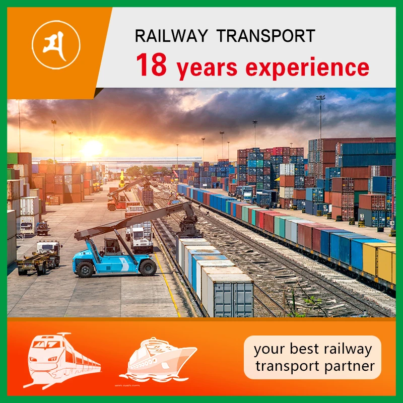 Train Railway Transportation China to Kazakhstan Uzbekistan Kyrgyzstan Turkmenistan Tajikistan Russia Mongolia Various goods