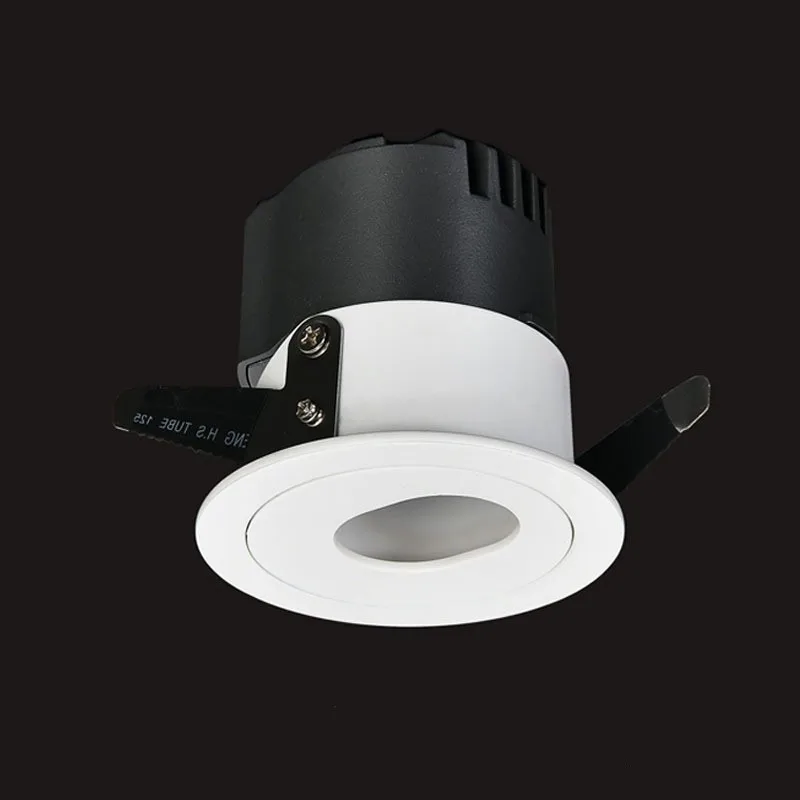 Новый коммерческое освещение 12 Вт, для гостиниц, 4 дюйма Овальный led точечный светильник на потолок, глубокий led Встраиваемые led 10 Вт/12 Вт для магазинов проекта