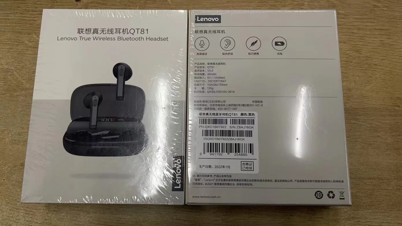 hot sale Original Lenovo thinkplus Live Pods Xt81 in ear Earbuds Bt 5.1 Sport Gaming Tws Earphone Wireless Headphones XT81