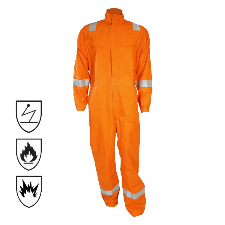 Factory Supply Aramid Nomex Inherent FR Coverall Oil Refinery Overall Oil Field Cover All Work Wear