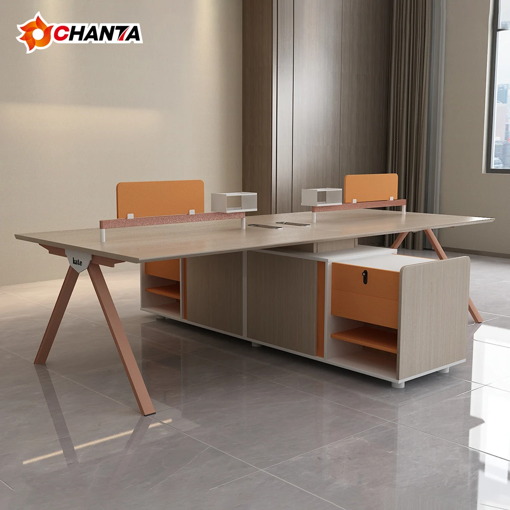 Modular office partition call center 2 4 6 person office desk modern office cubicle workstation