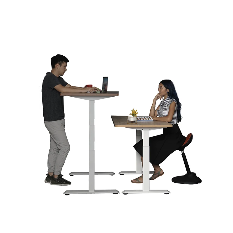 hand crank adjustment MDF Board crank adjustable sit stand table standing desk underframe