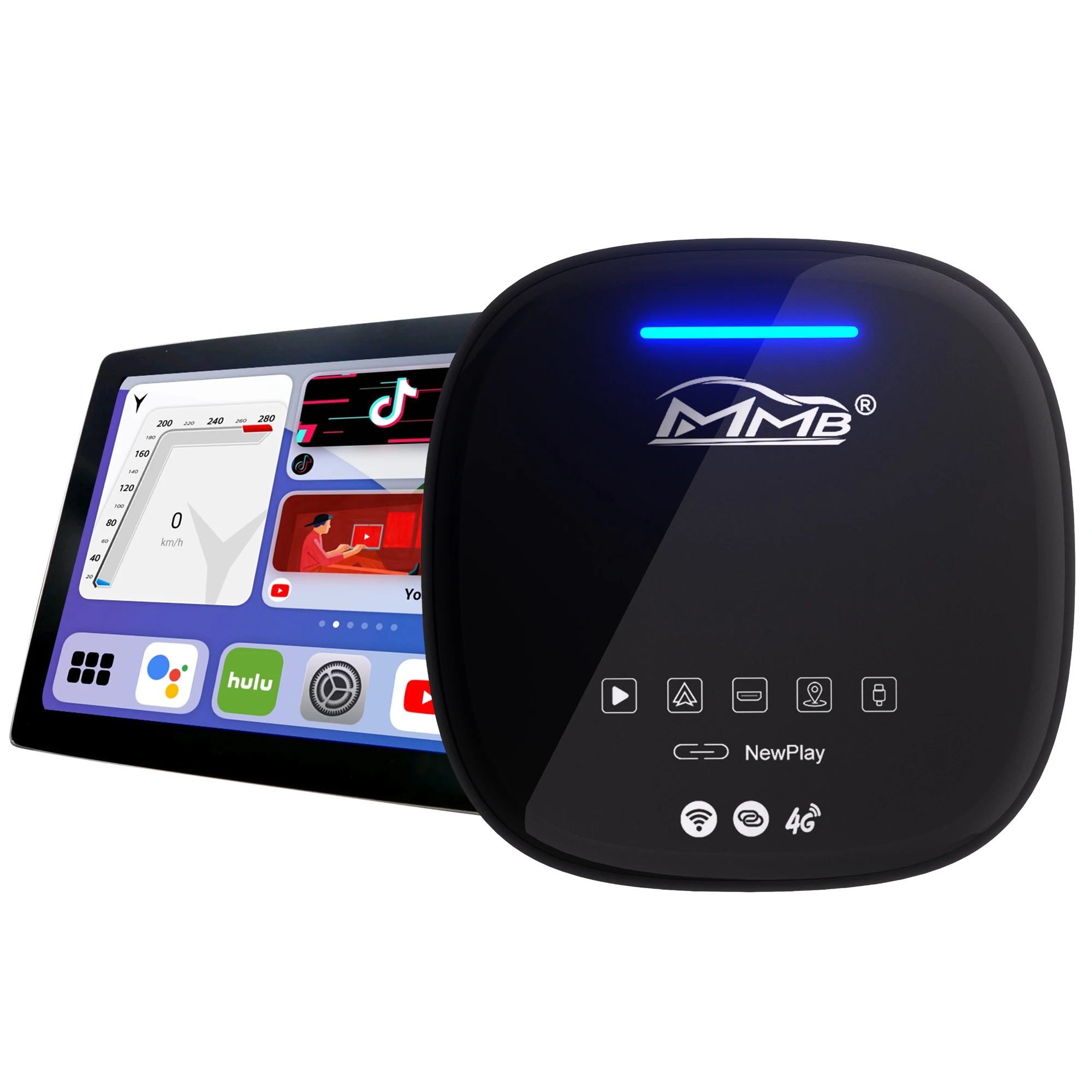 Joyeauto беспроводной MMB Max 2 0 carplay 8 + 128 г android 10 USB dongle Smart AI Box адаптер Magic box