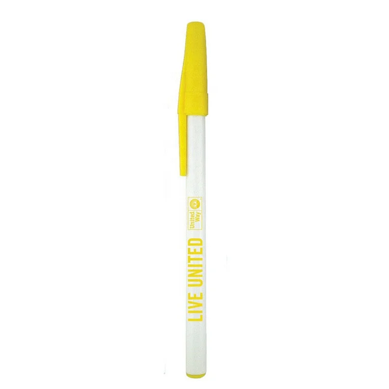 Advertising Simple Plastic Pen with Cap Promotional Cheap Ball Pen Cute  Gel Pen Plastic