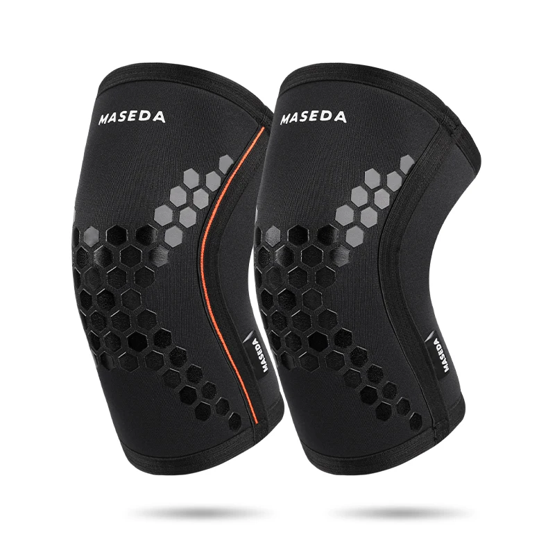 KS-2226# SCR SBR 5mm Or 7mm Weightlifting Knee Sleeve Anti-Slip Compression Powerlifting Neoprene Knee brace