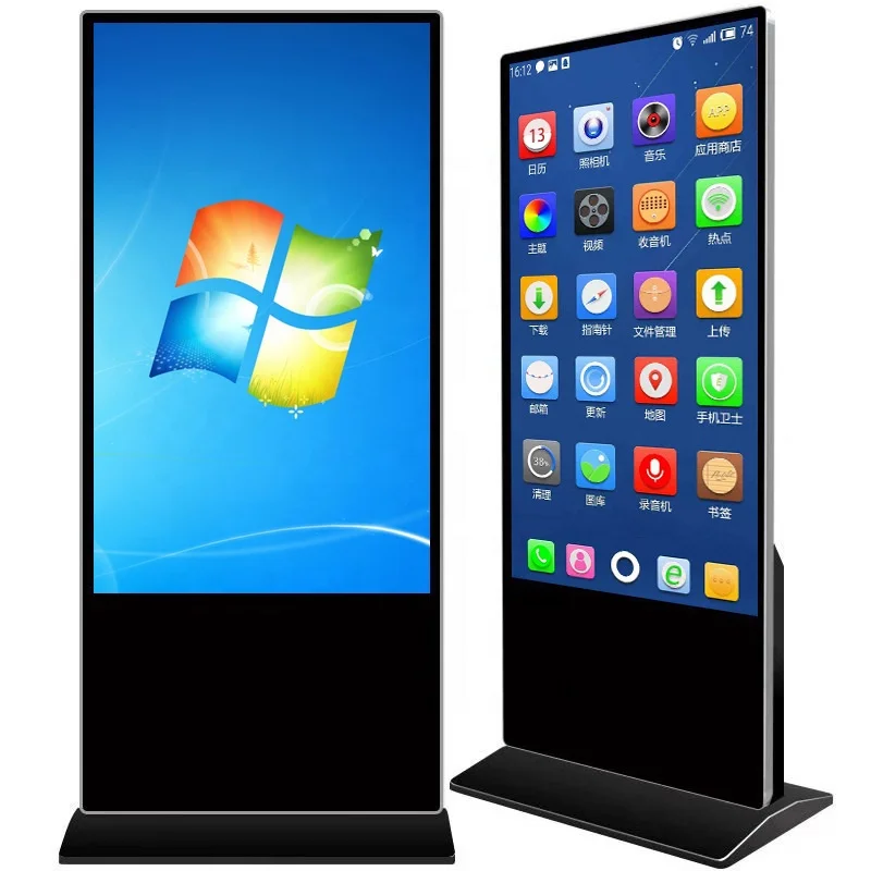 43 49 55 65 inch LCD Digital Signage and displays HD Poster lcd kiosk 4k indoor advertising player HD touch screen kiosk