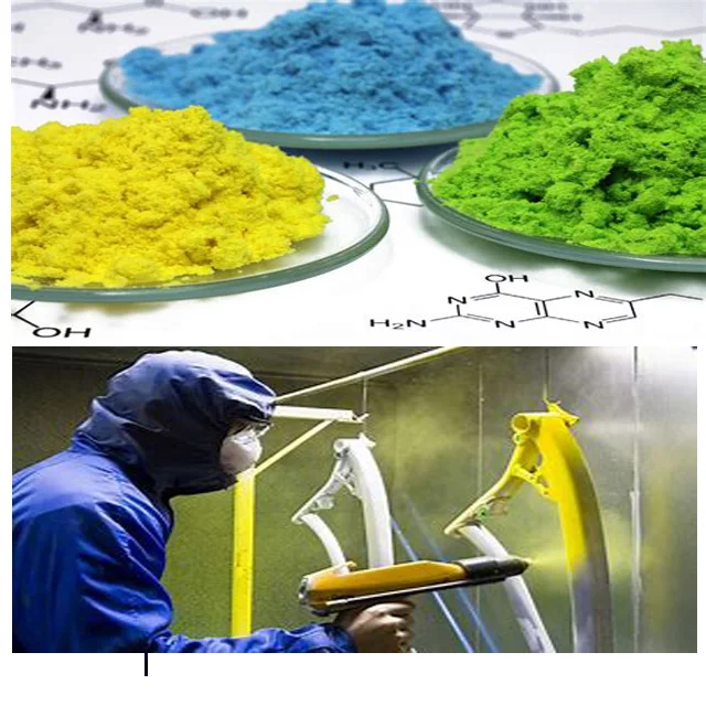 Thermosetting polyester Ral7032  texture powder coating for metal turniture