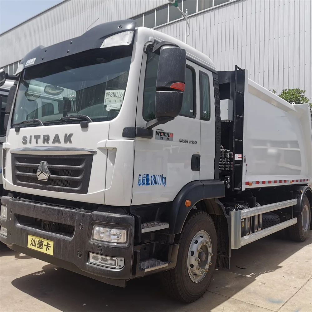 HOWO New Free shipping China Suppliers Compressor Garbage truck  Compressed Garbage Truck for sale in Saudi Arabia