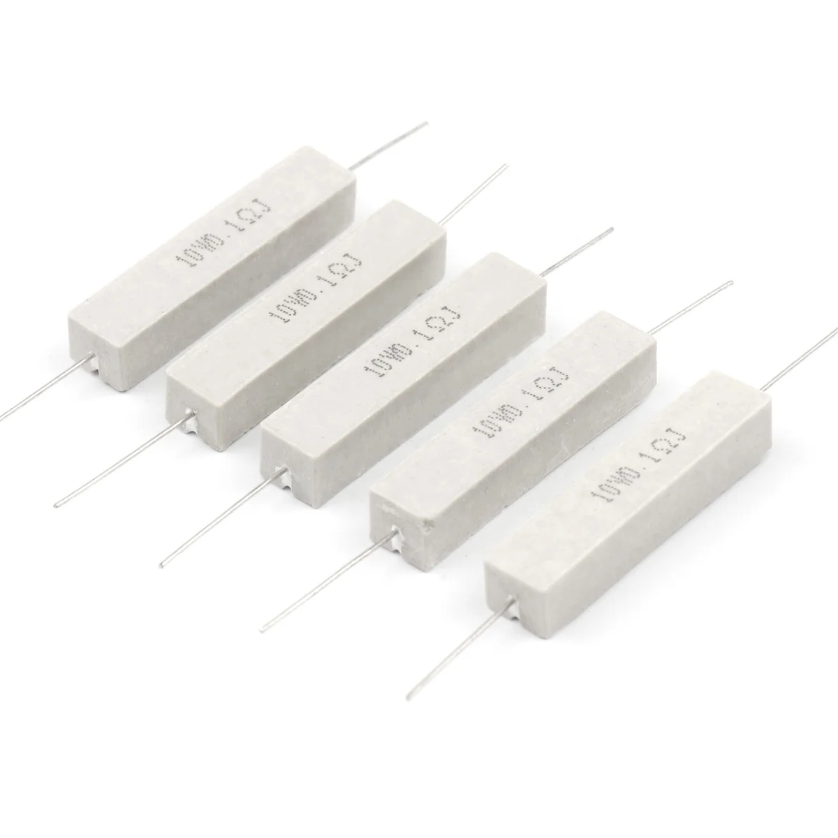 SQP Ceramic 10W 0.25/0.5/3/5/10/50/100R Cement wire wound resistor