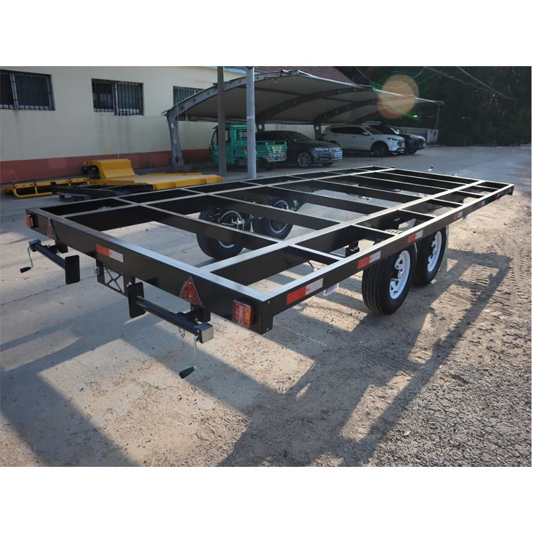 house trailer chassis tandem axles skeleton trailer chassis