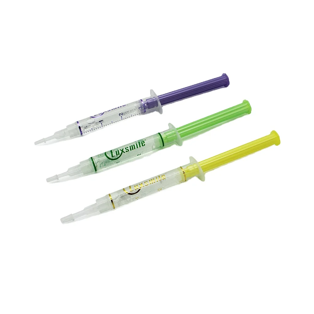 2023 Huaer Top Seller Private Label Professional  No Peroxide Refill Teeth Whitening Flavors Gel Set
