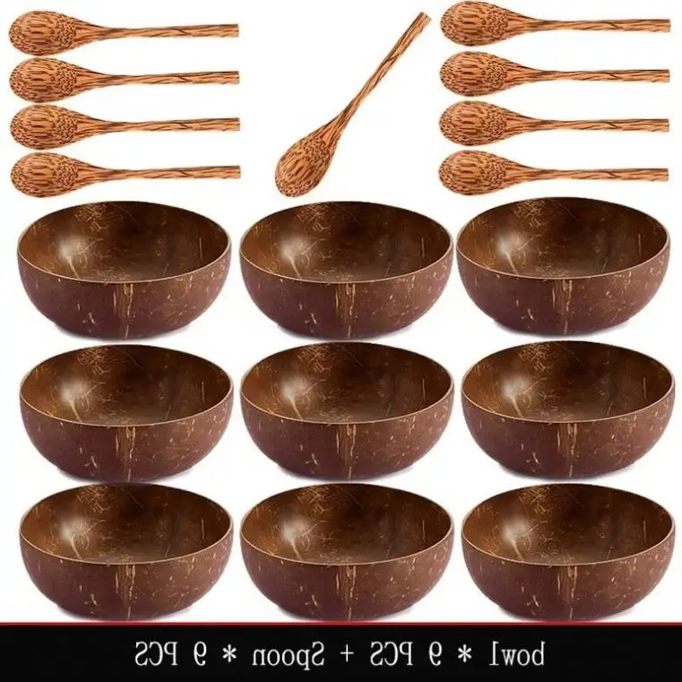 Service Bowls Thailand Bowl Calabash Bohemian Desserts Coconut Crafts Shells Plates Pearled Candle Scented Wedding Cupcake