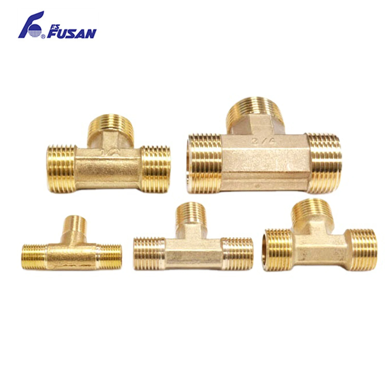 External thread connection 1/8-1 inch environ 3 way elbow plumbing pipes and fittings