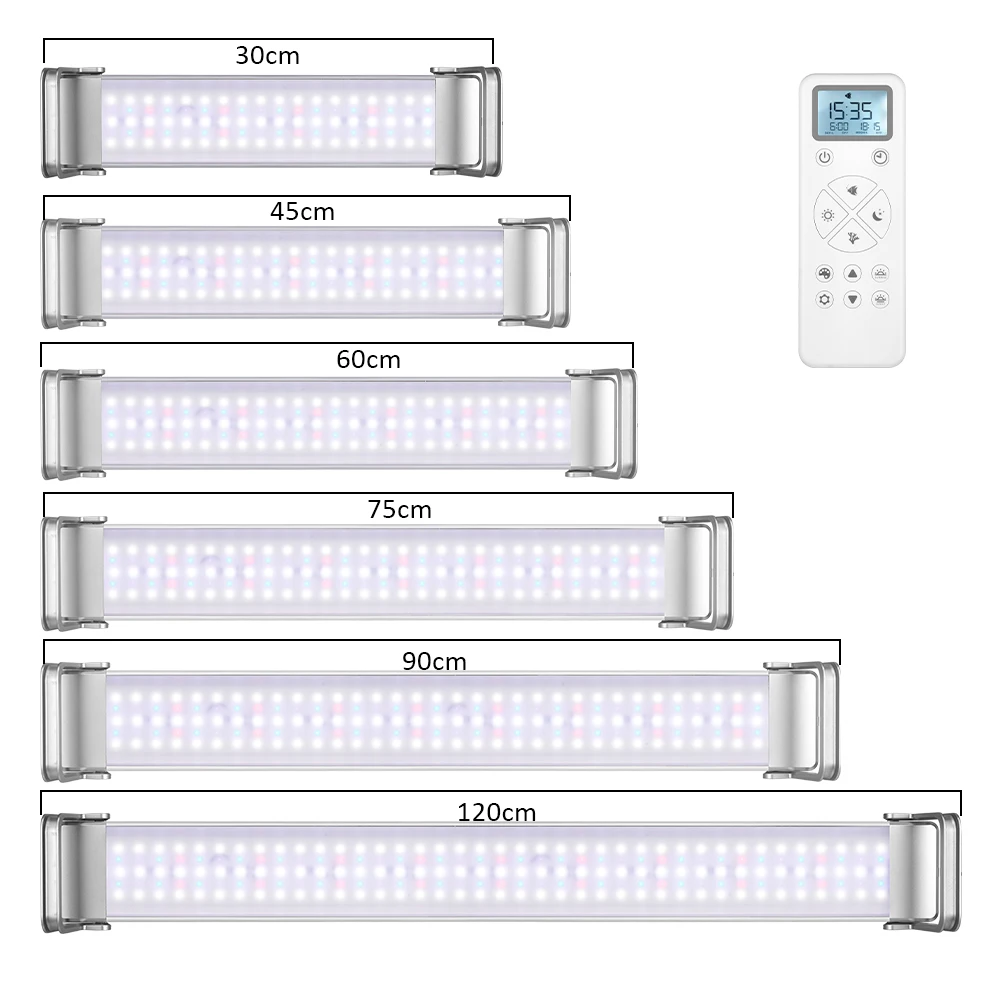 wholesales RGBW Violet Red Green Blue LED aquarium light for Decoration and fish led coral reef aquarium lights