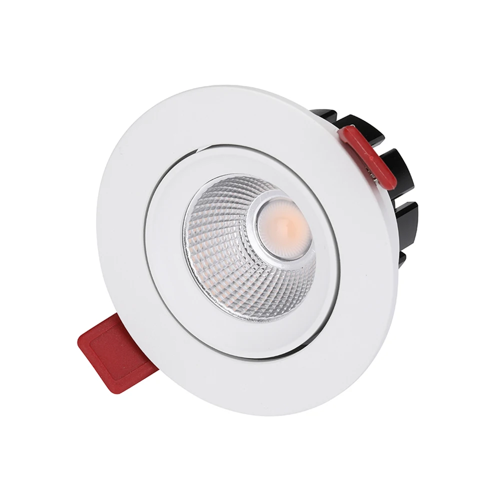 Smart LED Downlight 24V KNX Loxone CASAMBI control 8W 38D/60D CRI95 2000-6000K Tunable White RGBW DALI PWM downlights