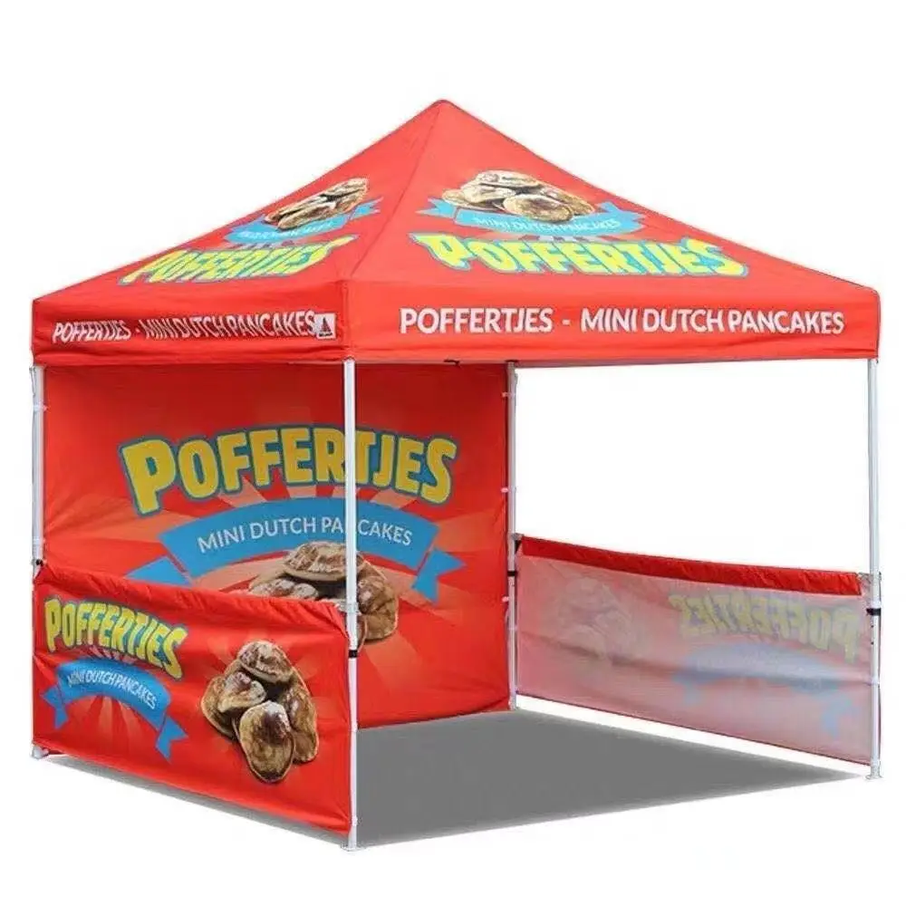 Wholesale Cheap Factory Dye Sublimation Printing Advertising Trade Show Tents 10x10ft Custom Logo Printed Pop-up Tent