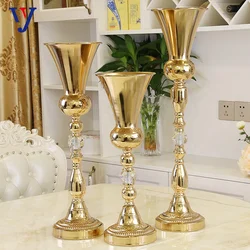 Home wedding decorations candlestick tall flower  vase ornaments
