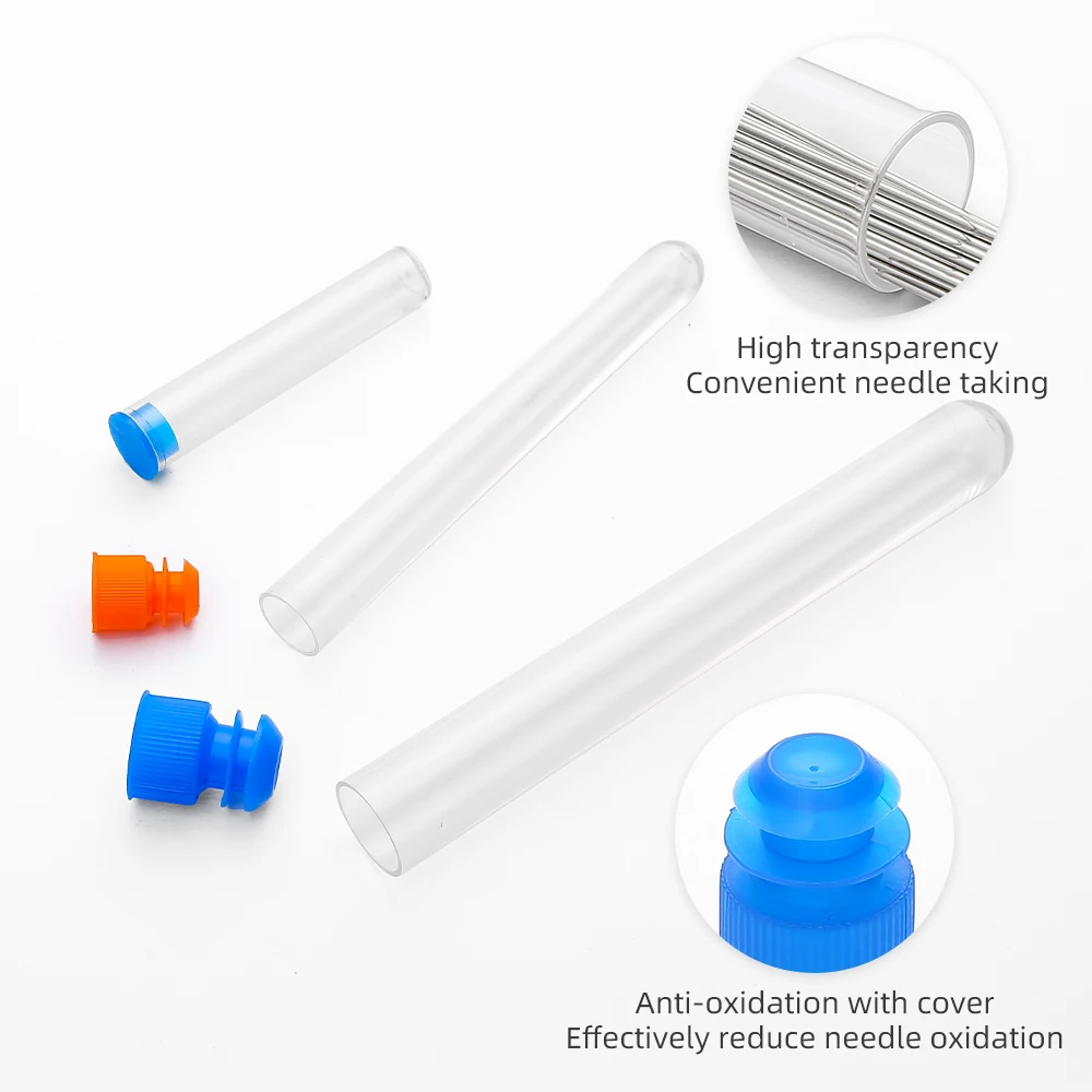 JP Wholesale Various Sizes Transparent Sealed Bottles Plastic Transparent Big Eye Needles Bottle