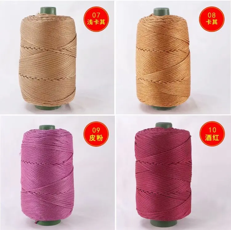 Пеньковая веревка плетеная витая вязаная пряжа крючком чесаный хлопок смешанные принадлежности для рукоделия