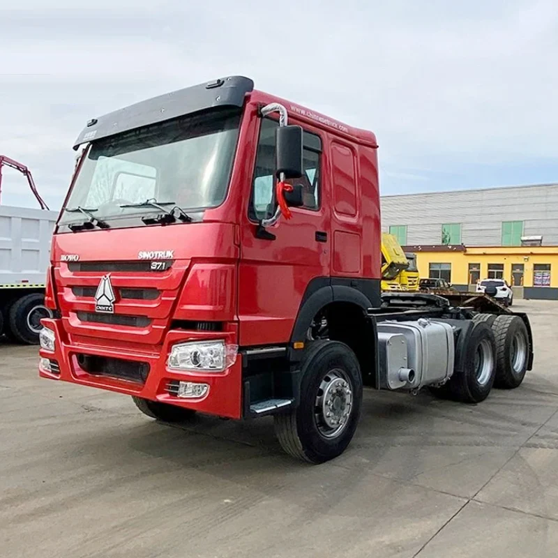 China Sinotruk howo Brand New tractor dump truck10 Wheels 6x4 371 Horsepower Trailer truck Head  420hp Howo head tractor t