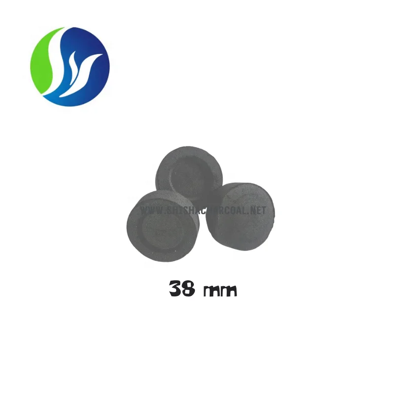 Briquette shisha Charcoal Tablets 38mm coal
