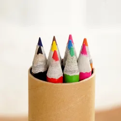 Горячая Распродажа мелки карандаши графита 12 видов цветов из переработанной бумаги искусства Maker для