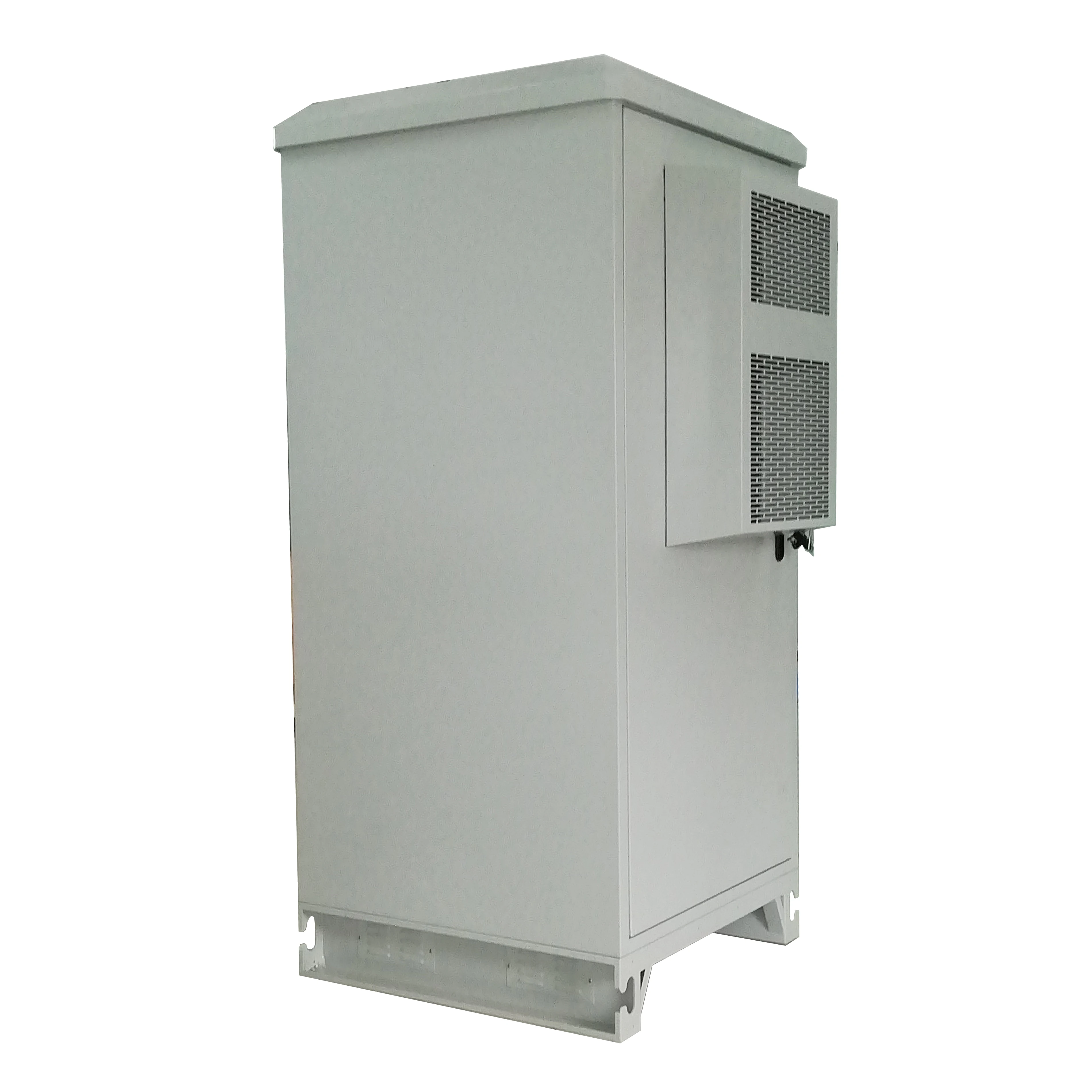 
22U 19inch outdoor electrical enclosure waterproof metal telecom cabinet with heat exchanger IP55 SK-260 