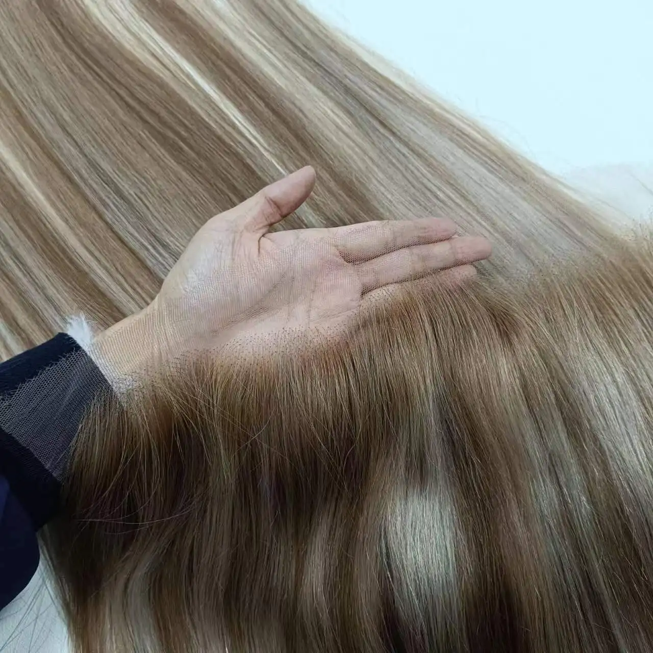 custom lace frontal closure cuticle aligned raw virgin Russia human hair transparent hd Lace closure