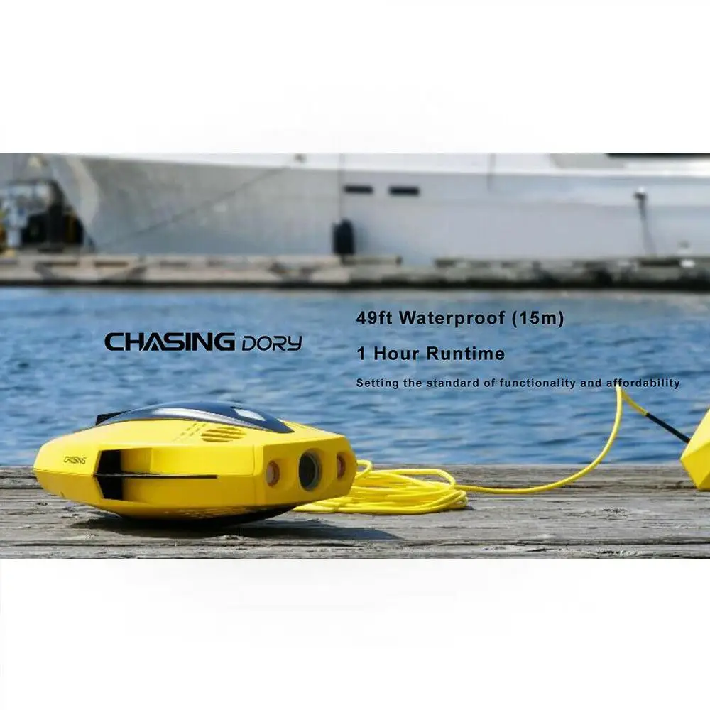 
CHASING DORY mini underwater drone ROV 1080p 15 meters depth for fishing and diving 