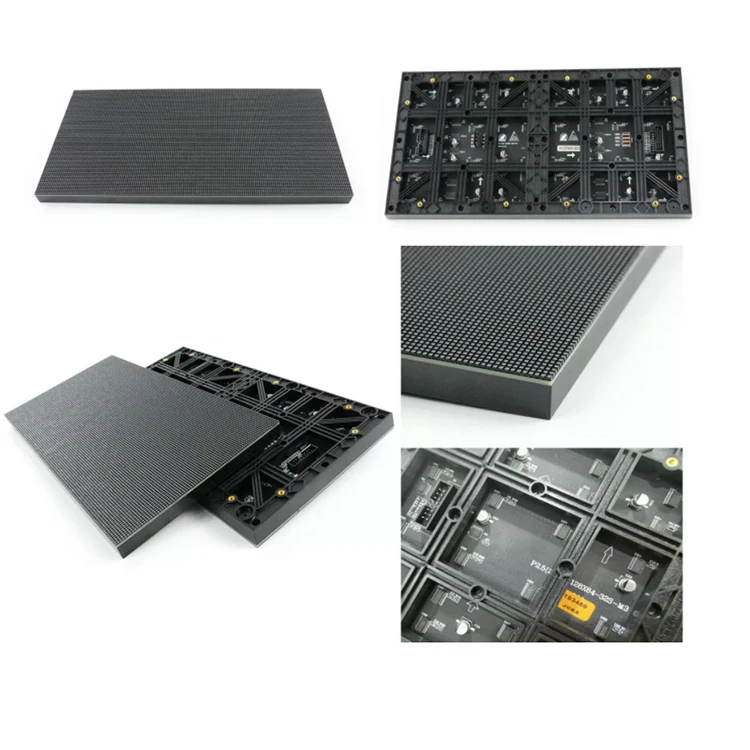 Крытый светодиодный модуль 320x160 мм 128x64 точки Полноцветный SMD 3in1 P2.5 светодиодные панели Дисплейные модули