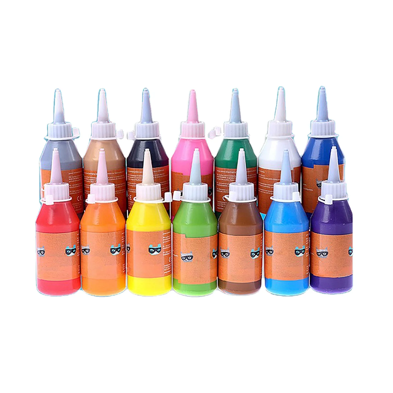 100ml craft acrylic paint for student 12 colors